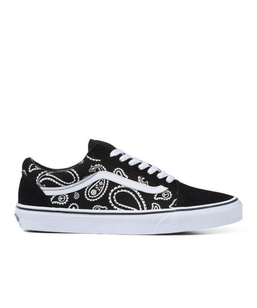 Vans Old Skool Peace Paisley Shoe - Black / True White